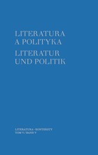 Okładka:Literatura a polityka 