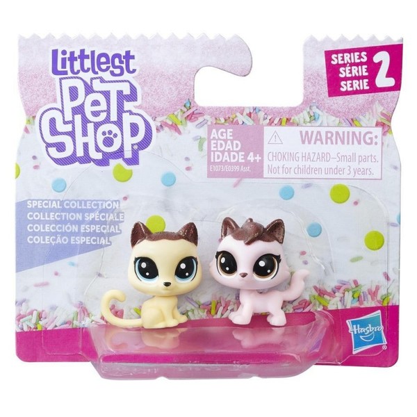 Littlest Pet Shop Lukrowe zwierzaki Cats dwupak E1073