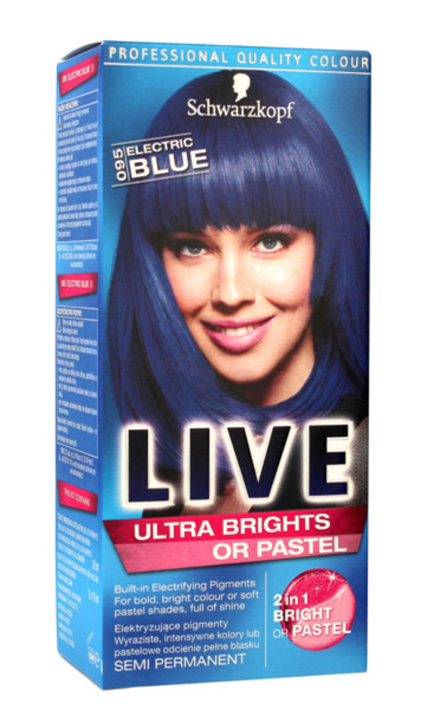 Live 095 Electric Blue Elektryczny Błękit Krem koloryzujący 2w1