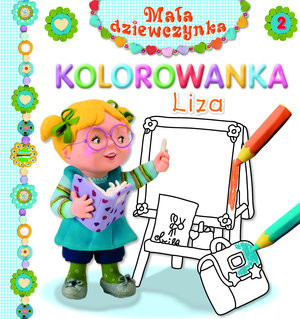 Liza Kolorowanka. Mała dziewczynka