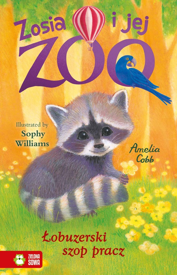Łobuzerski szop pracz Zosia i jej zoo