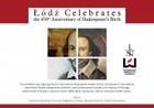 Łódź Celebrates the 450th Anniversary of Shakespeare`s Birth - pdf