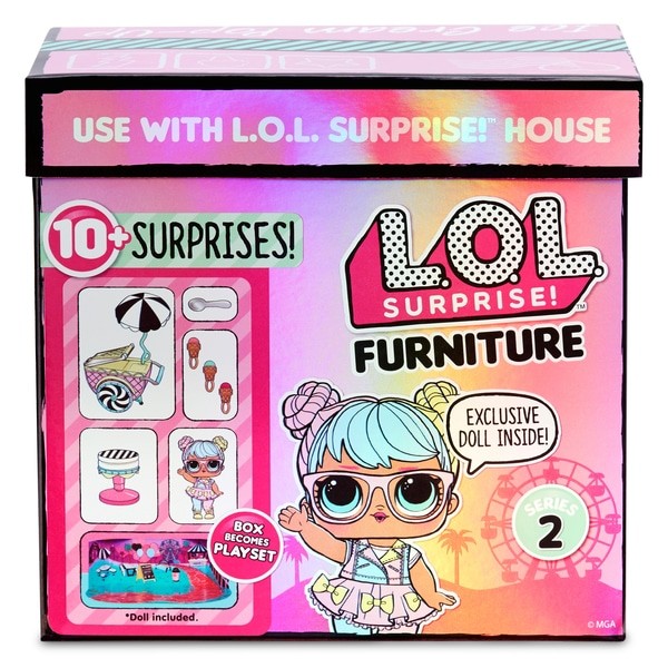 L.O.L. Surprise! Furniture- Ice Cream Pop-Up with Bon Bon