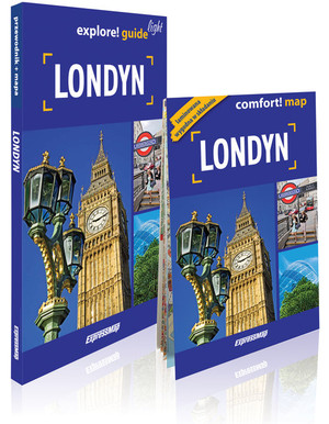 Londyn 2w1. Przewodnik+mapa explore! guide light