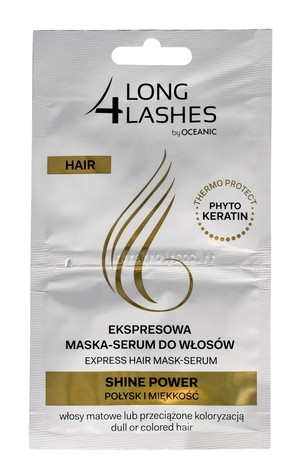 Long 4 Lashes Shine Power Ekspresowa Maska-Serum do włosów