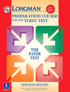 Longman Preparation Course for the TOEFL Test. The Paper Test with Key + CD