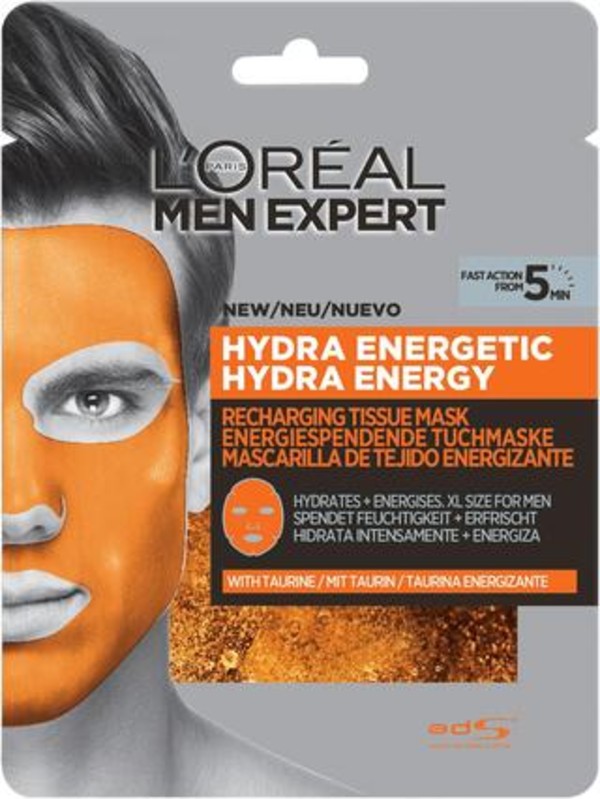 Hydra Energetic Maska nawilżająca w płacie dla mężczyzn