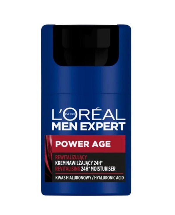 Men Expert Power Age Rewitalizujący krem nawilżający 24H dla mężczyzn
