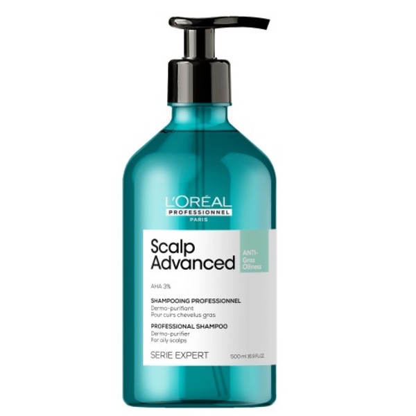Serie Expert Scalp Advanced Oczyszczający szampon do przetłuszczającej skóry głowy
