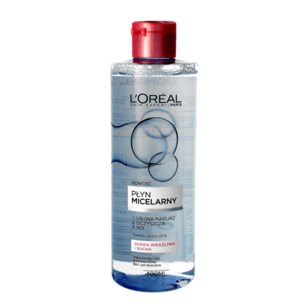 Loreal Skin Expert Płyn micelarny dwufazowy - cera każdego typu