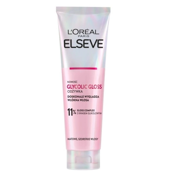 Elseve Glycolic Gloss Odbudowująca odżywka dla błyszczących włosów dla kobiet