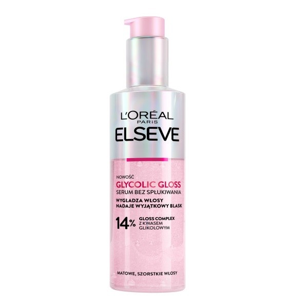 Elseve Glycolic Gloss Leave-In Serum odbudowujące serum do włosów