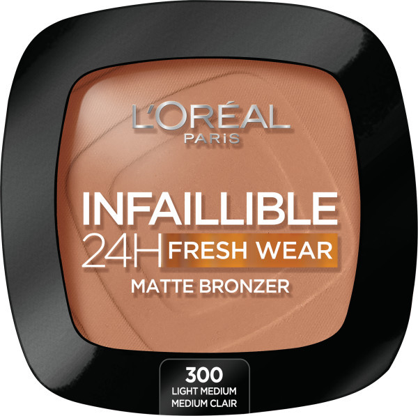 Infaillible 24H Fresh Wear 300 Light Medium Matujący bronzer do twarzy
