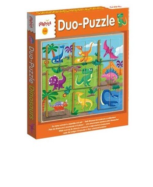 Puzzle Ludattica Legno Puzzle-Duo Dinosaurs