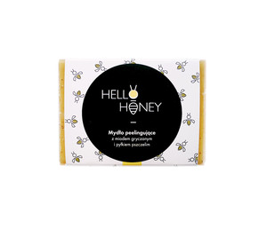 Hello Honey Miodowe mydło peelingujące z pyłkiem pszczelim i miodem