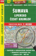 Sumava, Lipensko, Cesky Krumlov / Szumawa, Lipno, Czeski Krumlow Mapa turystyczna Skala: 1:40 000
