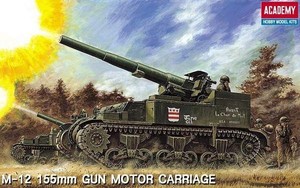 M-12 155mm Gun M otor Carriage Skala 1:35