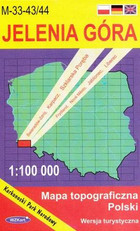 M-33-43|44 Jelenia Góra. Mapa topograficzna Polski 1:100 000