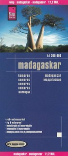 Madagaskar Road Map / Madagaskar Mapa samochodowa Skala: 1:1 200 000