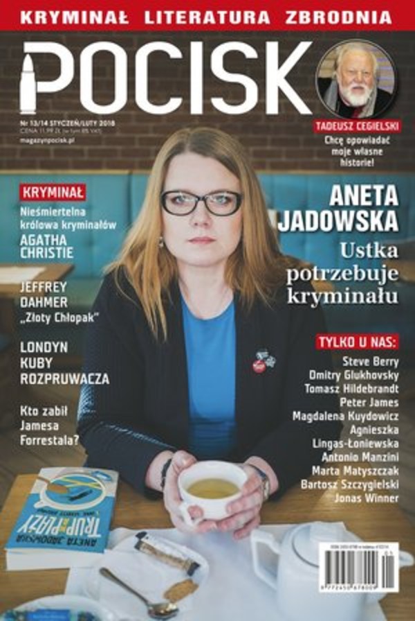 Magazyn literacko-kryminalny Pocisk Nr 13/14 Styczeń-Luty 2018