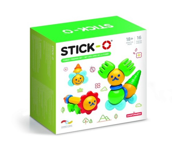 Stick-O Leśni przyjaciele 16 elementów