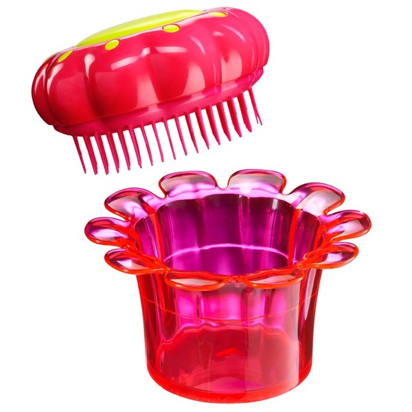 Magic Flowerpot Princess Pink Szczotka do włosów dla dzieci