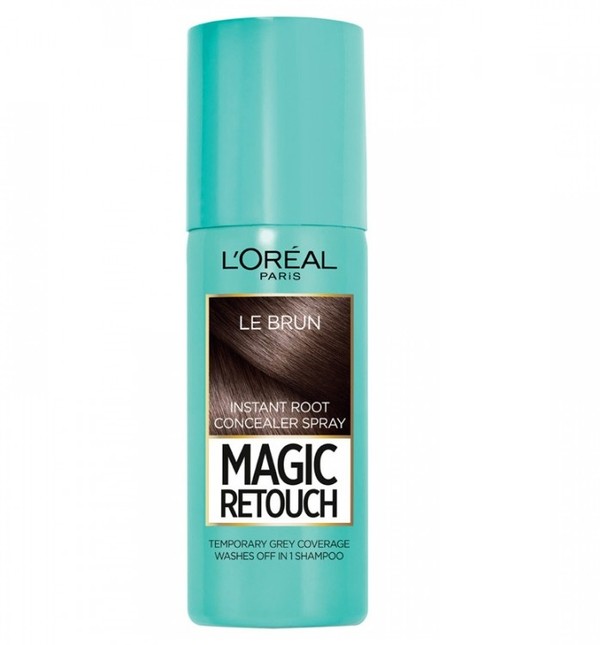 Magic Retouch 2 Ciemny Brąz Spray do retuszu odrostów
