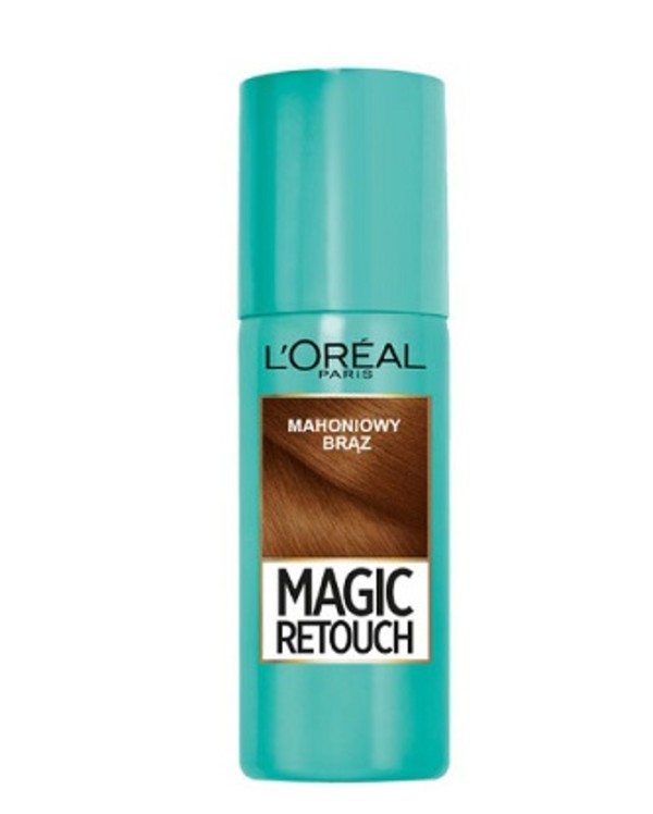 Magic Retouch 6 Mahoniowy Brąz Spray do retuszu odrostów