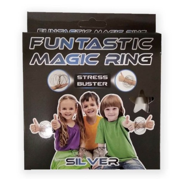 Magic Ring Wirujące pierścienie srebrny
