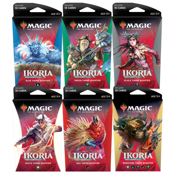 Gra Magic: the Gathering: Ikoria - Lair of Behemoths Theme Booster Display (12 Packs)