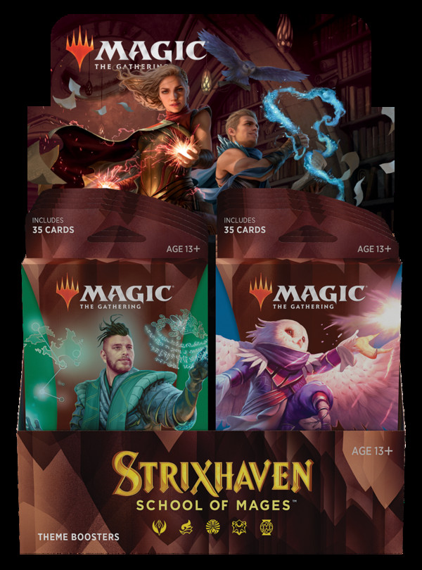 Magic The Gathering: Strixhaven - School of Mages - Theme Booster Display