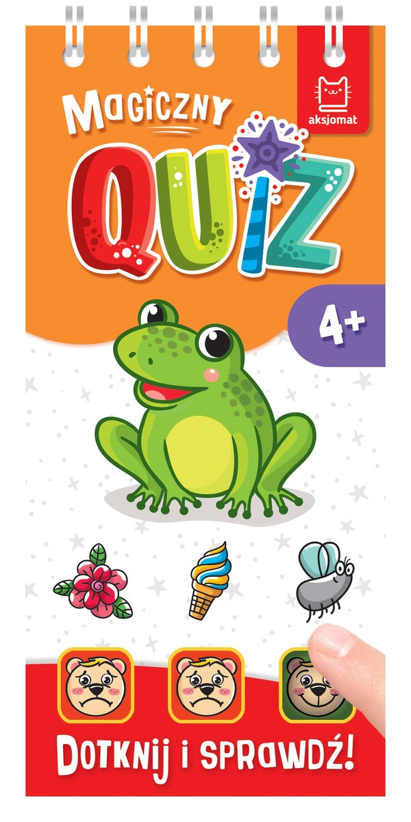 Magiczny quiz z żabką Dotknij i sprawdź! 4+