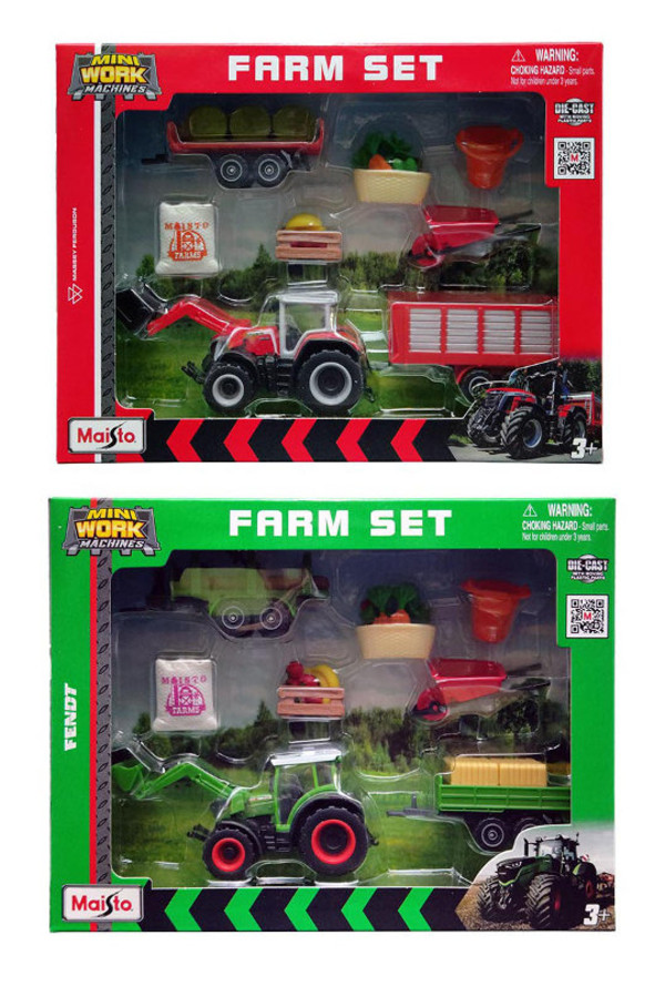 Traktor zestaw z mini farmą