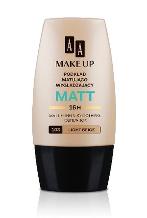 Make Up 103 Light Beige Podkład matująco - wygładzający