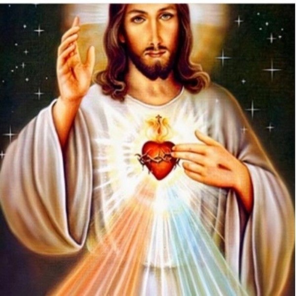 Malowanie po numerach Jezus Chrystus - Serce