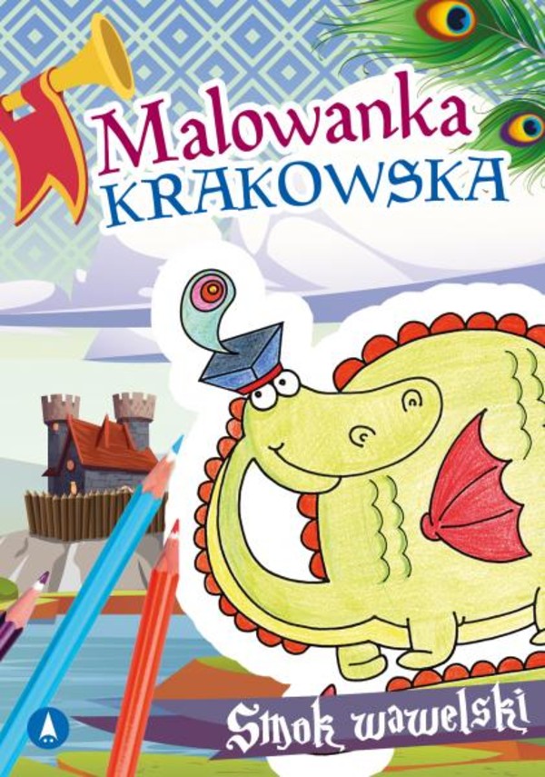 Malowanka krakowska Smok Wawelski