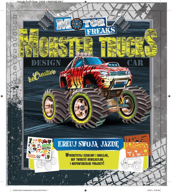 Monster Trucks Zestaw Kreatyqny