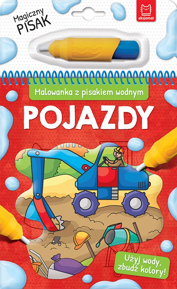 Pojazdy Malowanka z pisakiem wodnym