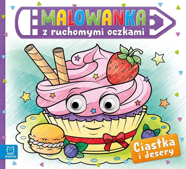 Ciastka i desery Malowanka z ruchomymi oczkami