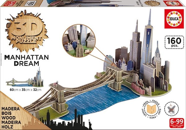 Puzzle Manhattan Dream 3D 160 elementów