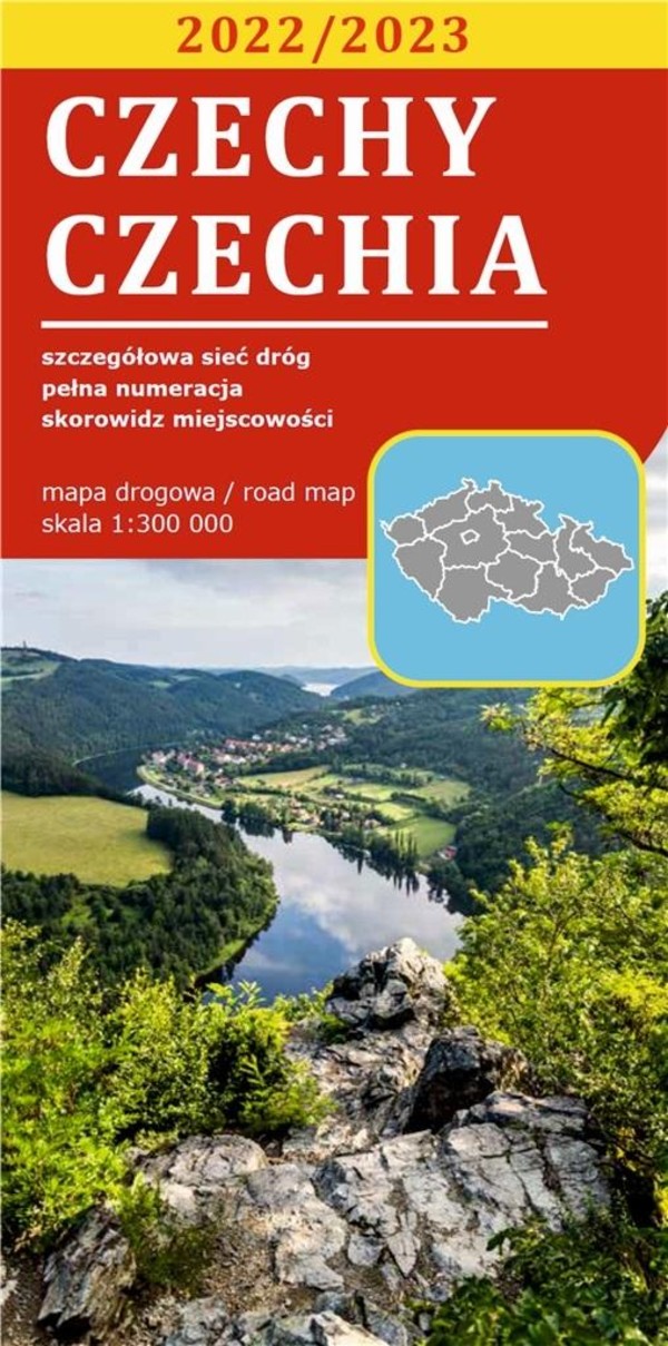 Mapa drogowa Czechy 1:440 000