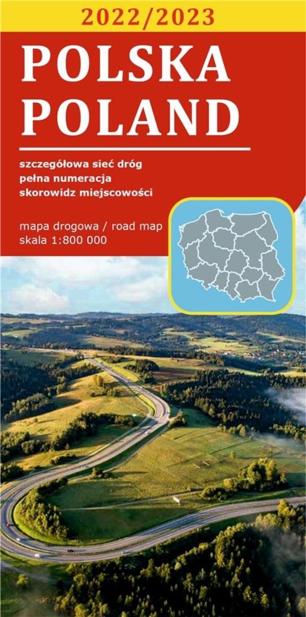 Mapa drogowa Polska 1:800 000