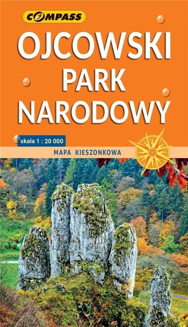Mapa kieszonkowa Ojcowski Park Narodowy 1:20 000