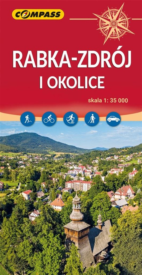 Mapa - Rabka Zdrój i okolice 1:35 000
