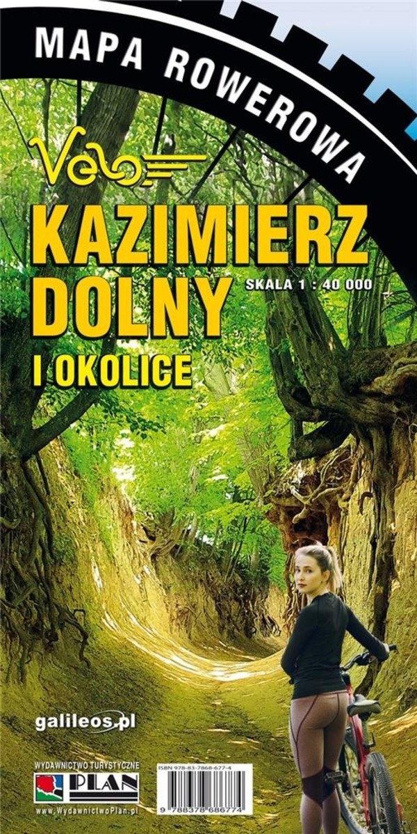 Kazimierz Dolny i okolice Mapa rowerowa Skala: 1: 40 000