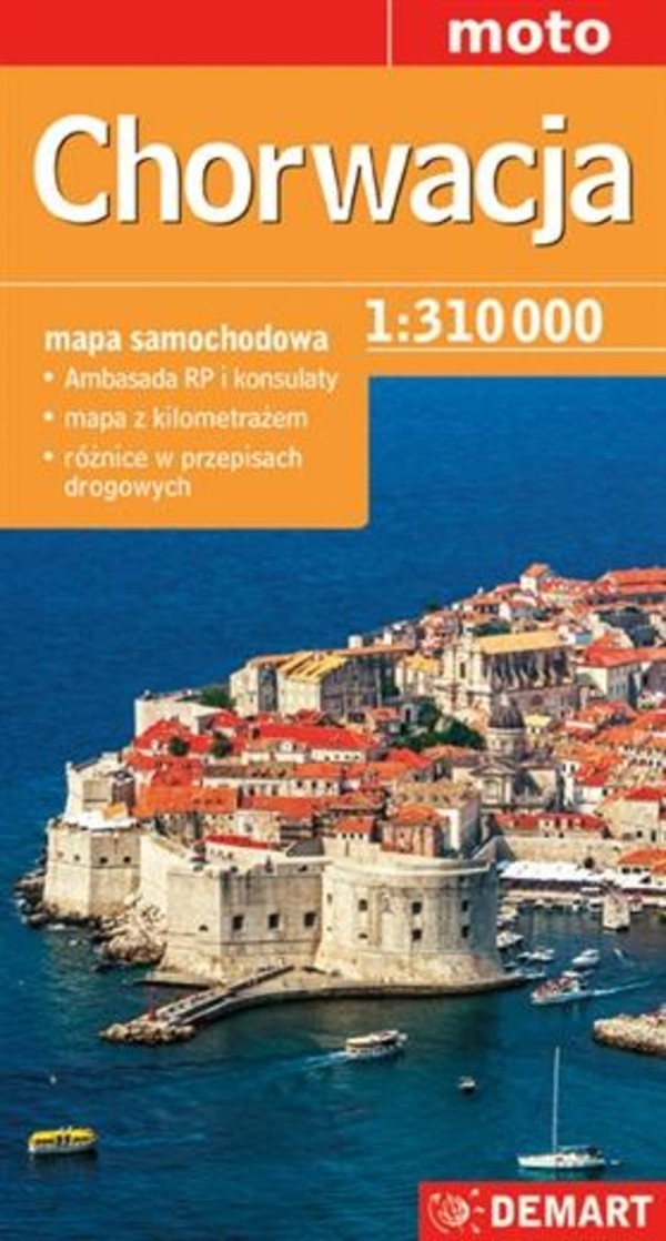 Mapa samochodowa. Chorwacja (see it) Skala 1:310 000