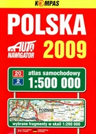 Mapa samochodowa. POLSKA 2009 Skala 1 : 500 000