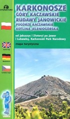 Mapa turystyczna Karkonosze, Góry Kaczawskie, Rudawy Janowickie, Pogórze Kaczawskie, Kotlina Jeleniogórska