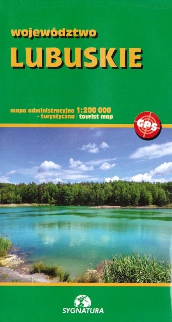 Mapa turystyczna Województwo lubuskie 1:200 000