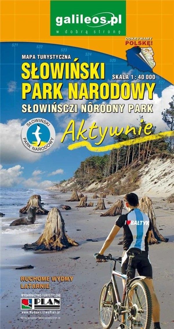 Mapa turystyczna Słowiński Park Narodowy 1:40 000